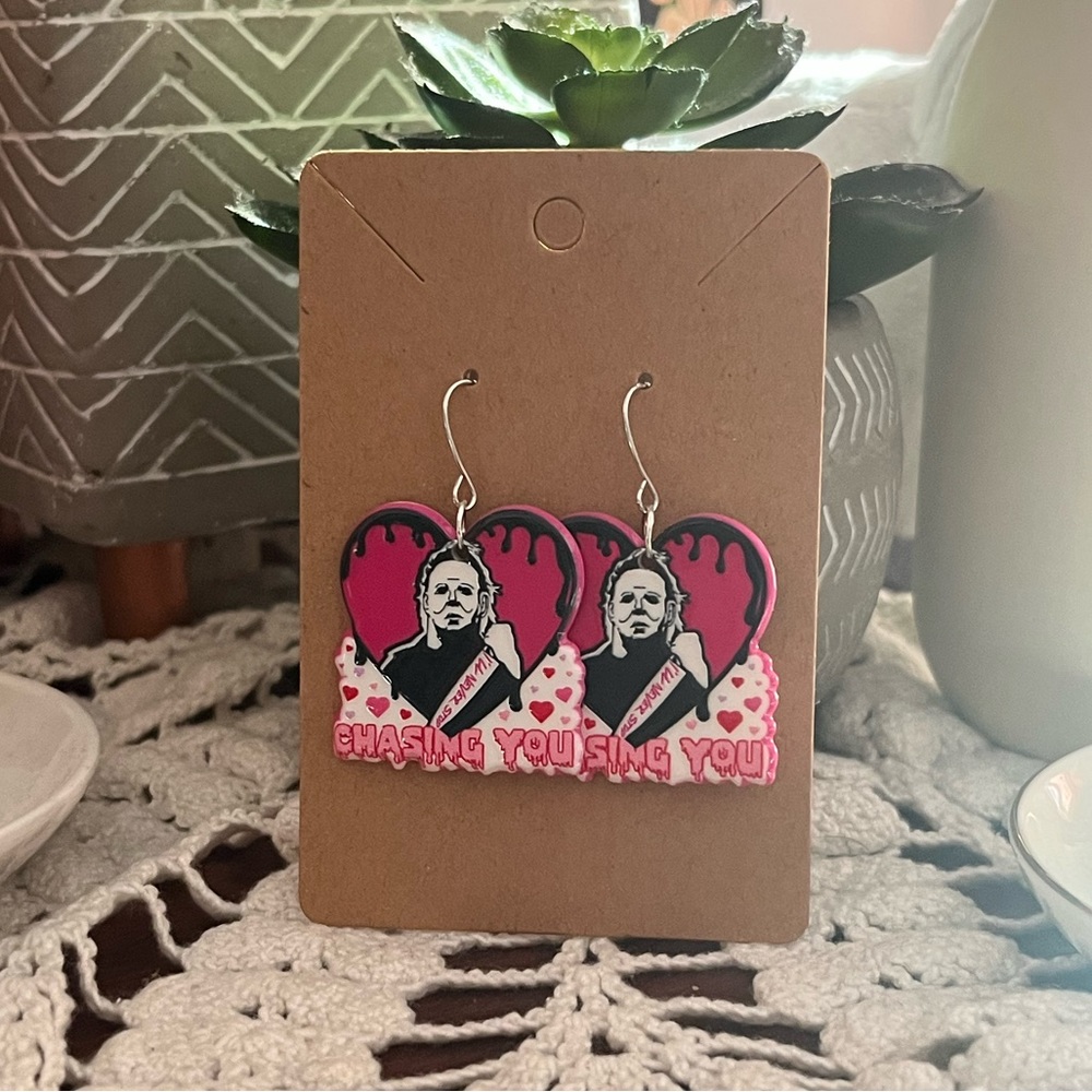 *3 for $20* Funny Halloween Michael Myers Earrings
